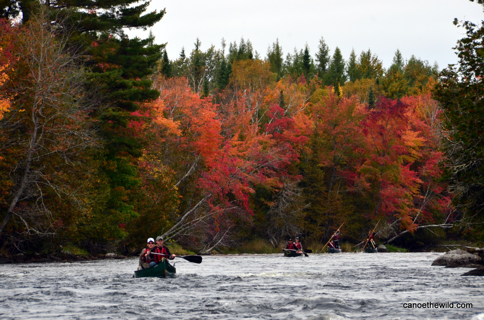 Fall Maine Canoe Trip, East Grand School Outdoor Program 