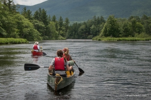Guided Maine canoe trip